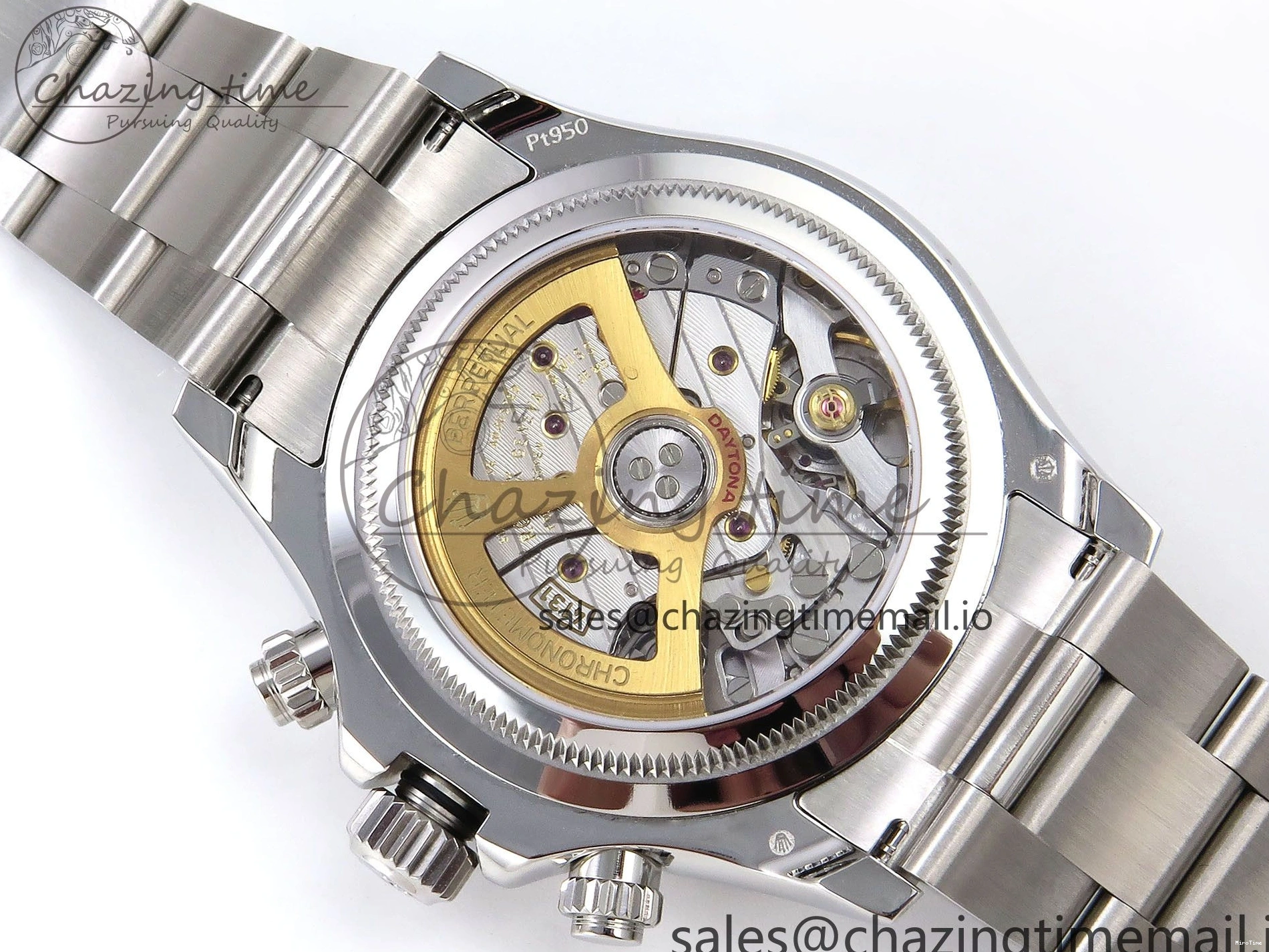 MiroTime 0303 Daytona 126506 QF 1:1 Best Edition Ice Blue Dial Lume Marker on SS YG Braclet SH4131 V TopPick 1272